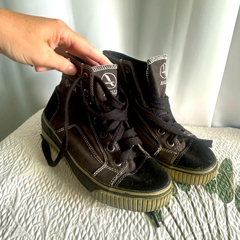 Aigle Barely worn sailing high tops, EU 37, fit like Women 7, US Men 5.5